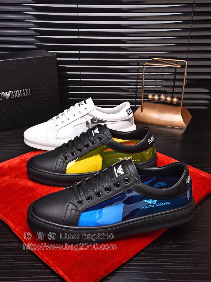 Armani男鞋 原版複刻 專櫃新款 小牛皮 阿瑪尼休閒時尚男鞋  jpx1571